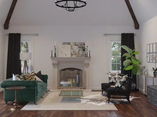 Living Room · Eclectic designed by Paige