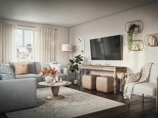 Living Room · Coastal designed by Fendy