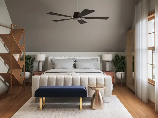 Bedroom · Eclectic designed by Julio