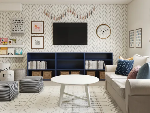 Living Room · Contemporary designed by Ashanti