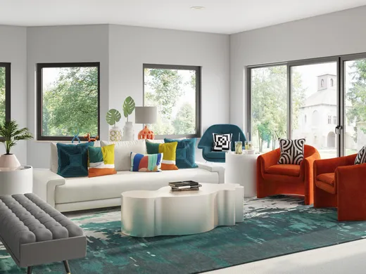 Living Room · Contemporary designed by Chanel
