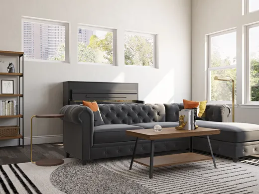 Living Room · Industrial designed by Laura
