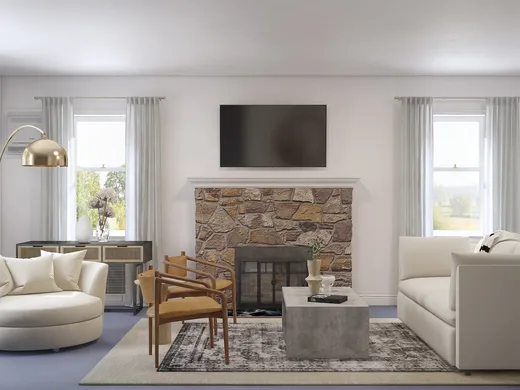 Living Room · Contemporary designed by Cam