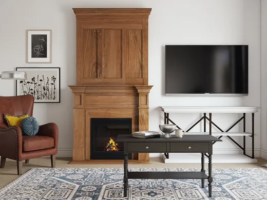Living Room · Eclectic designed by Alexis
