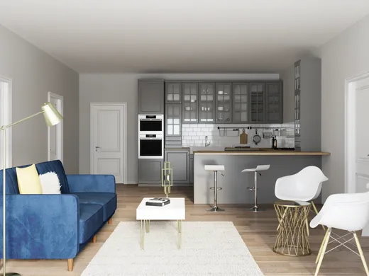 Living Room · Contemporary designed by Sydney