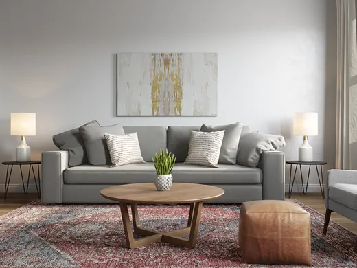 Living Room · Eclectic designed by Megan