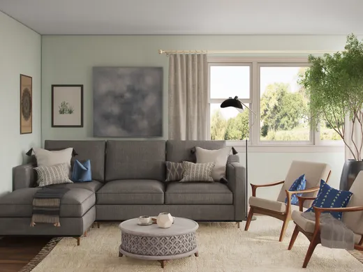 Living Room · Eclectic designed by Chelsea