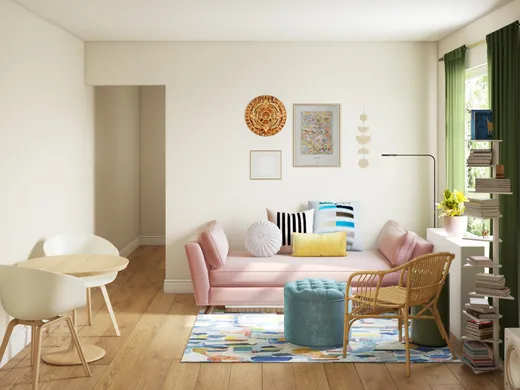 Living Room · Eclectic designed by Julieta