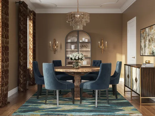 Dining Room · Glam designed by Marcelo