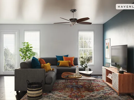 Living Room · Midcentury Modern designed by Marlene
