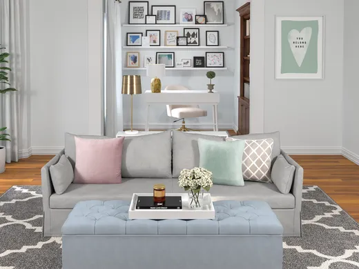Living Room · Contemporary designed by Maria