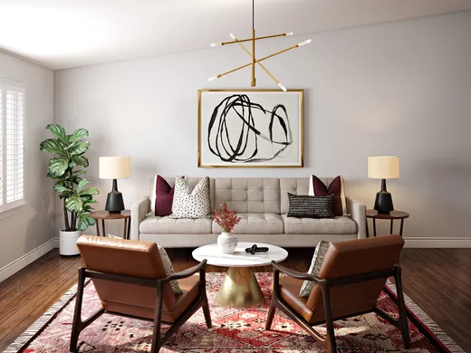 Living Room · Rustic designed by Michelle