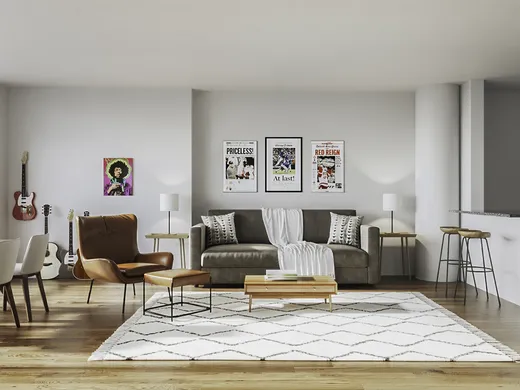 Living Room · Bohemian designed by Leslie