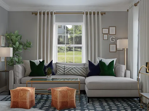 Living Room · Contemporary designed by Dani