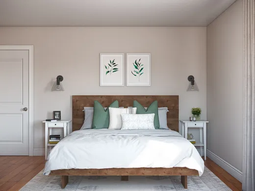 Bedroom · Transitional designed by Jodi
