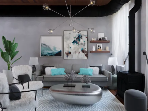Living Room · Eclectic designed by Julio