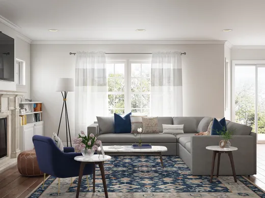 Living Room · Contemporary designed by Hagar