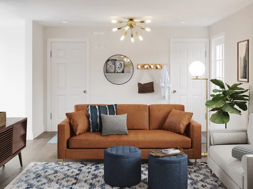 Living Room · Eclectic designed by Essie
