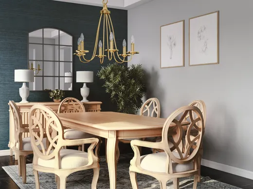 Dining Room · Transitional designed by Isabella