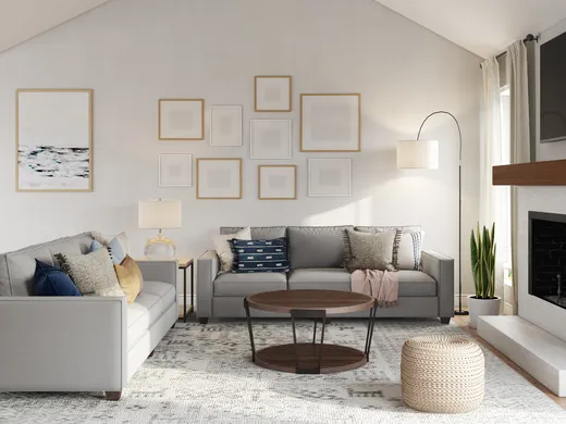 Living Room · Contemporary designed by Sara