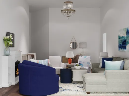 Living Room · Contemporary designed by Melissa