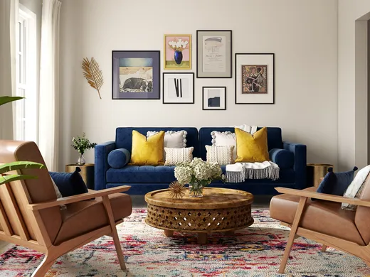 Living Room · Eclectic designed by Danielle