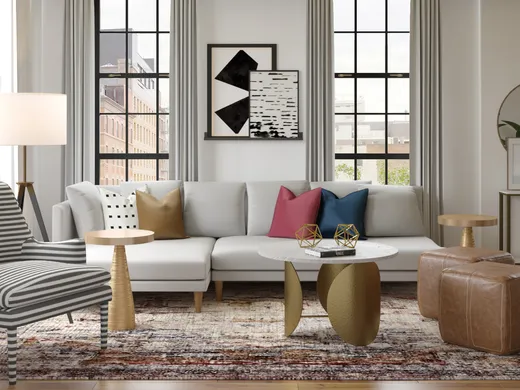 Living Room · Contemporary designed by Ghianella