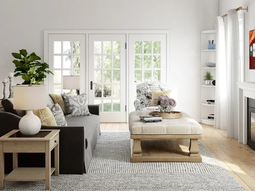 Living Room · Farmhouse designed by Andrea