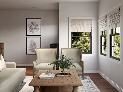 Living Room · Farmhouse designed by Tatiana