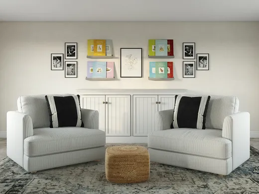 Living Room · Modern designed by Erin