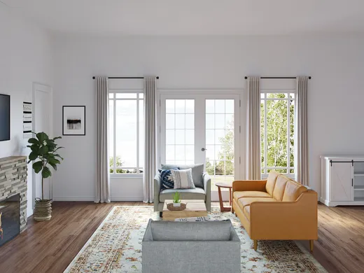 Living Room · Contemporary designed by Julie