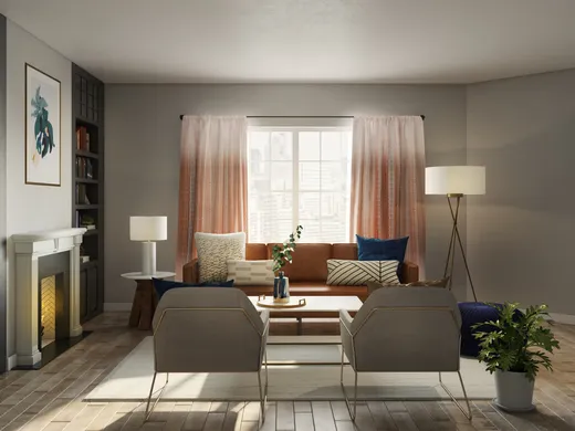 Living Room · Contemporary designed by Alexandra
