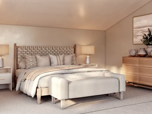 Bedroom · Minimal designed by Amairani
