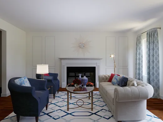 Living Room · Contemporary designed by Jill