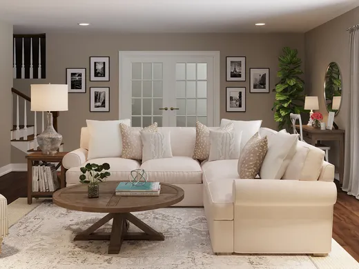 Living Room · Farmhouse designed by Maria