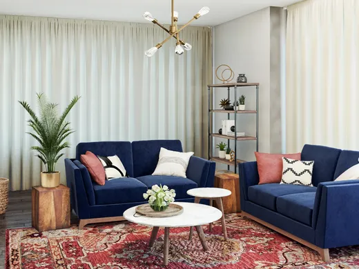Living Room · Eclectic designed by Fendy