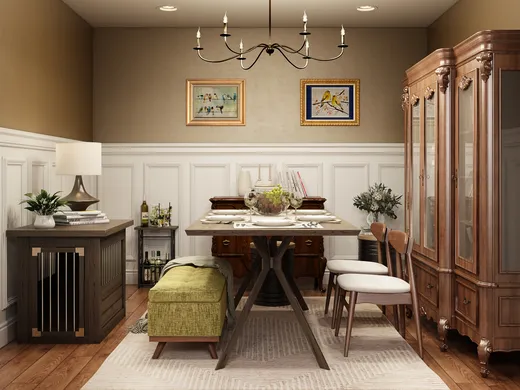 Dining Room · Eclectic designed by Raquel