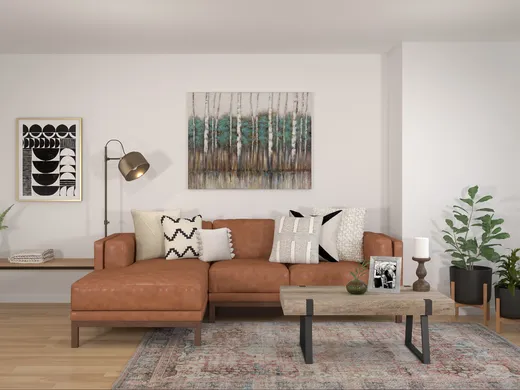 Living Room · Industrial designed by Olivia