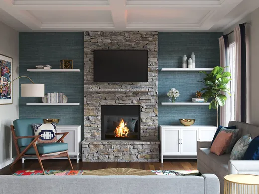 Living Room · Bohemian designed by Brooke