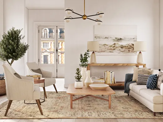 Living Room · Coastal designed by Melissa
