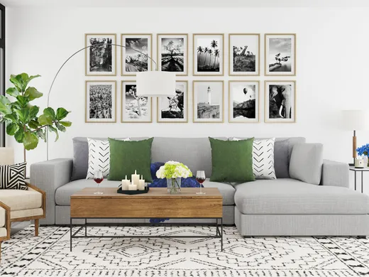 Living Room · Rustic designed by Brady