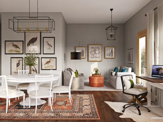 Dining Room · Contemporary designed by Lisa