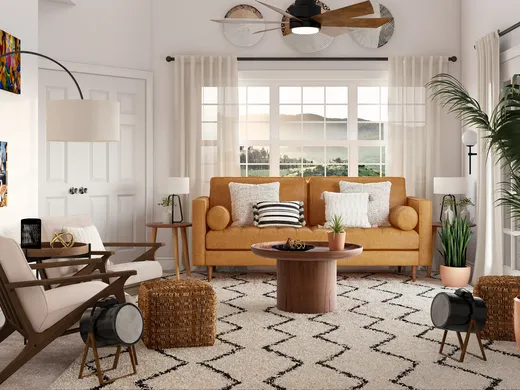 Living Room · Rustic designed by Sydney