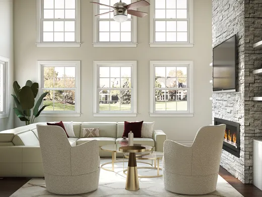 Living Room · Contemporary designed by Waleska