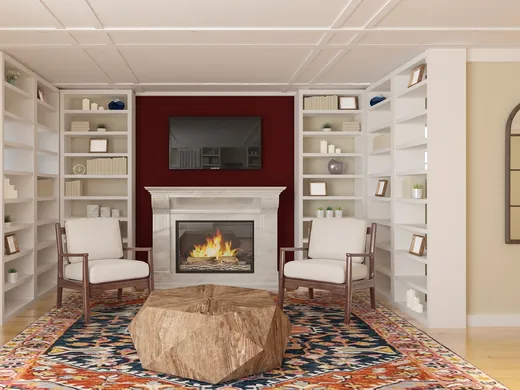 Living Room · Eclectic designed by Chelsea