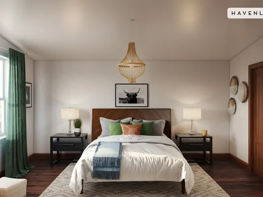 Bedroom · Midcentury Modern designed by Nicole