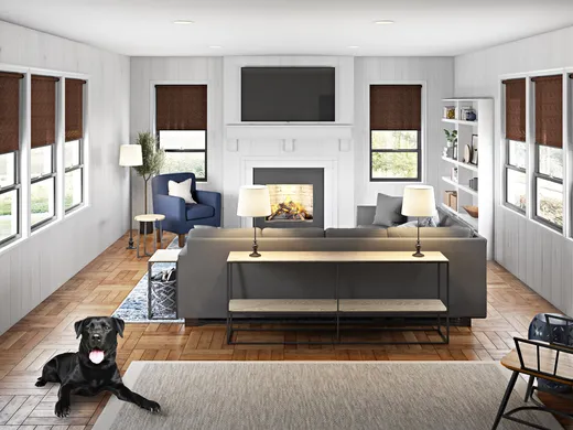 Living Room · Coastal designed by Michelle