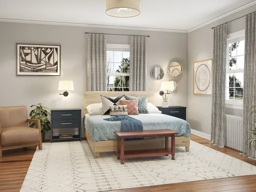 Bedroom · Contemporary designed by Elyse
