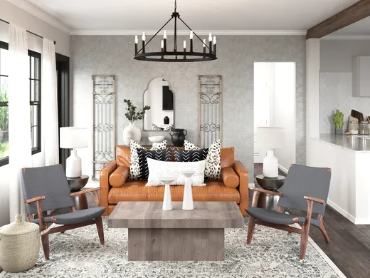 Living Room · Modern designed by Moumita