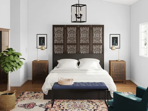 Bedroom · Bohemian designed by Aleena